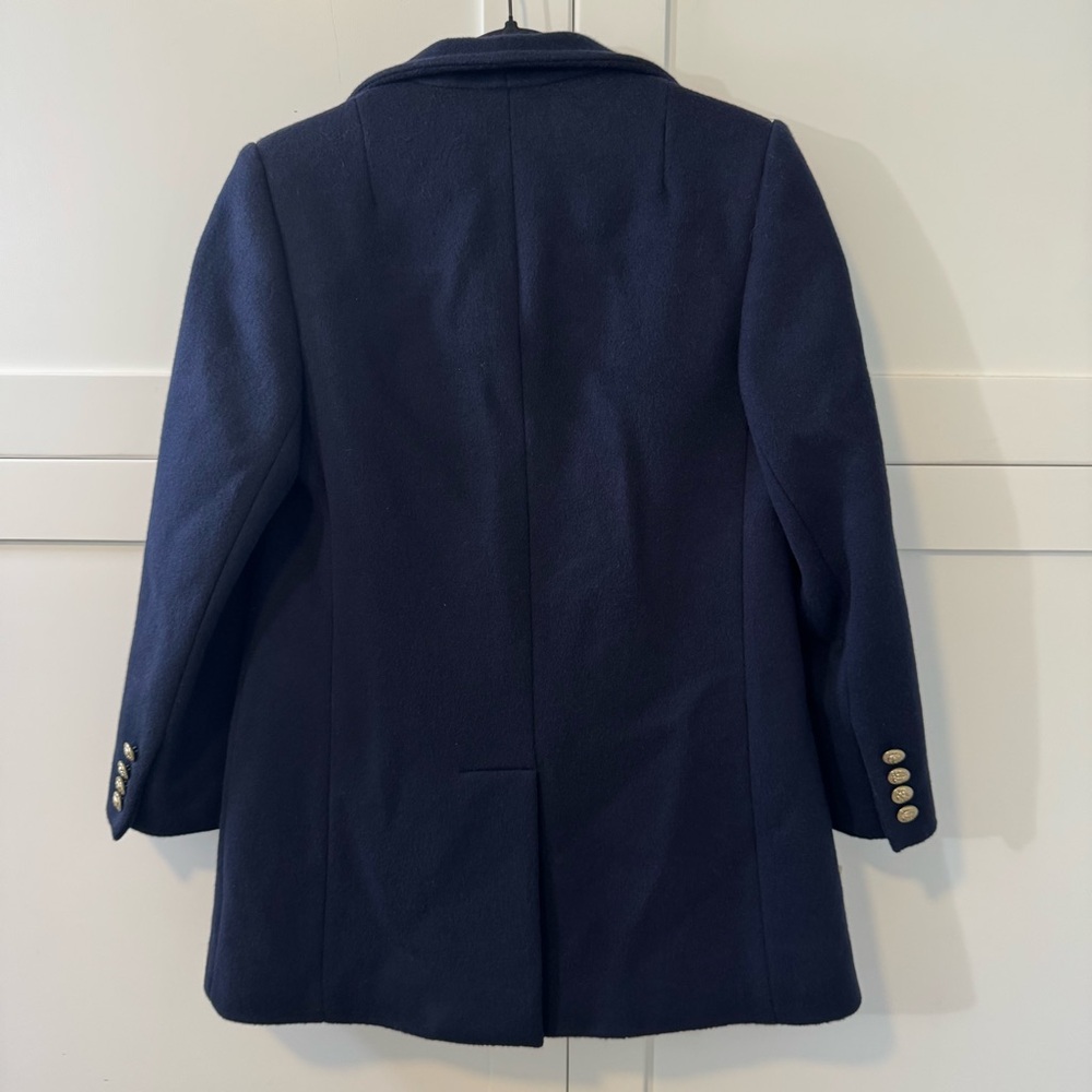 Vintage Wool Womens Navy Peabody House Peacoat Gold Button Size 3/4 - Picture 3 of 15